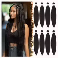Braiding Haare 66cm 8packs Box Braids Crochet 1b# Jet Schwar 1 st