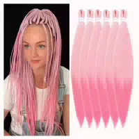 Braiding Hair Prestretched 32 Inch 81cm 32 Zoll 6er Pack 6 1 st