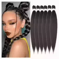 Braiding Hair Prestretched Yaki Crochet 66cm 26 Zoll 6er Pa 1 st