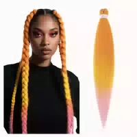 Braids Häkel Box Twist 66 cm Pack Of 1 Orange Bis Gelb Bis 1 st