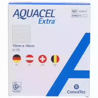 Aquacel Extra Wundauflage 10 X 10 cm