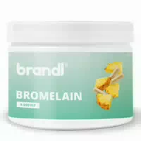 Bromelain Hochdosiert – 6 000 Fip aus Ananas | Brandl Enzym Komplex für Sportler | 60 Kapseln