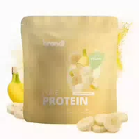 Brandl Premium Proteinpulver Vegan Banane | Veganes Eiweißpulver mit Zugesetzten Aminosäuren 2000 g