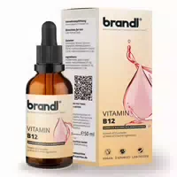 Brandl B12 Vitamin Hochdosiert mit 3 Aktivformen | Vitamin B12 Tropfen | B 12 Vegan 50 ml