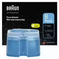 Braun 3 in 1 Shavercare Reinigungskartuschen für Reinigungsstationen, Hygienische Reinigung, 8er Pack 1 st