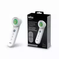Braun Thermometer mit Berührungsfreiem und Berührungsmodus