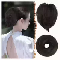 Braune Haarknoten Extensions, Pferdeschwanz Dutt Haarverläng 1 st