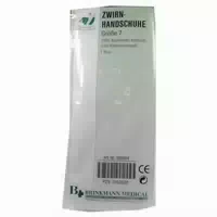 Handschuhe Zwirn Bw Gr 7 Weiß 2 st