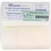 Zungenläppchen Kreppapier 6 Rollen 1 P
