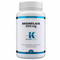Klean Labs Bromelain 500 mg Kapseln Ananas Enzym Magensaftresistent Verdauung Vegan Laborgeprüft