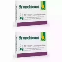 Bronchicum Thymian Lutschpastillen Schleimlösung bei Erkältungshusten und Akuter Bronchitis