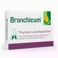 Bronchicum Thymian Lutschpastillen Schleimlösung bei Erkältungshusten und Akuter Bronchitis