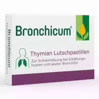 Bronchicum Thymian Lutschtabletten Schleimlösung bei Erkältungshusten und Akuter Bronchitis