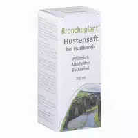 Bronchoplant Hustensaft mit Messbecher