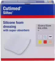 Cutimed Siltec 5 X 6 cm 12 Stück