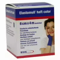 Elastomull Haft 4mx6cm 72207 03 Blau Fixierbinde