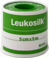 Leukosilk 5 cm X 5 m 6 Pflaster