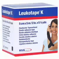 Leukotape K 5 Cm Schwarz 1 St Verband