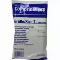 Comprinet Pro Thromboseprophylaxe Strumpf, Oberschenkellang, Weiß, Gr 5 2 St