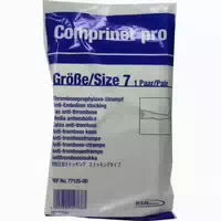 Comprinet Pro Strumpf Oberschenkellang Gr 3 Weiß 2 St