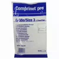 Comprinet Pro Thromboseprophylaxe Strumpf, Knielang, Weiß, Gr 3