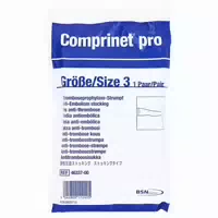 Comprinet Pro Thromboseprophylaxe Strumpf, Oberschenkellang, Weiß, Gr 3