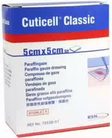 Cuticell Classic Paraffingaze, 5 X 5 Cm, Steril 50 st