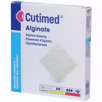 Cutimed Alginate Alginatkompressen 10x10 Cm 10 St Kompressen