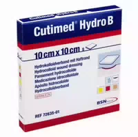 Cutimed Hydro B Hydrok Ver 10x10 Cm M Haftr 5 St Kompressen