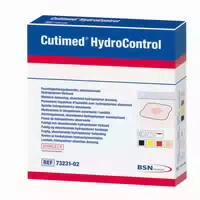 Cutimed Hydrocontrol Kompr 4,5x4,5 cm 10 st Kompressen
