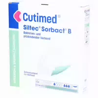 Cutimed Siltec Sorbact Pu Verband 17,5x17,5 Cm