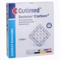 Cutimed Sorbion Carbon Wundverband 25x25 Cm Steril