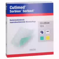 Cutimed Sorbion Sorbact Wundauflage 20x2 12 st