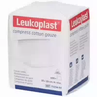 Leukoplast Kompressen 10x10cm 8 Fach 100 st Kompressen