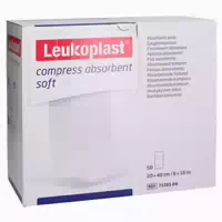 Leukoplast Compress Absorbent Soft Unste 15x25cm 100 St