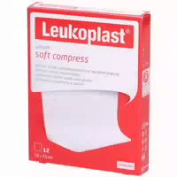 Leukoplast Cutisoft Soft Compress 12 st