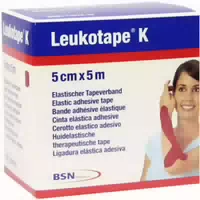 Leukotape K 5 cm Rot 1 st Verband