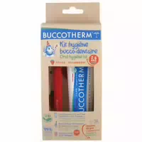 Buccotherm Mundhygiene Set Erdbeere 2 6 Jahre