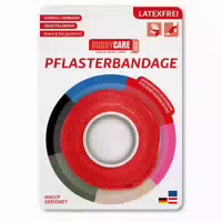 Buddycare Med Fingertape Rot 2,5cmx4,5m Latexfrei