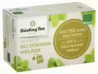 Bünting Tee Bioland Tee ohne Weltreise Zitronenmelisse