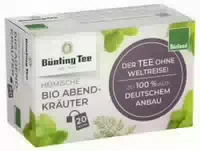 Bünting Tee Bioland Tee ohne Weltreise Abendkräuter