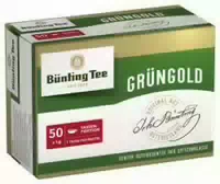 Bünting Tee Grüngold Tassenbeutel