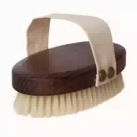 Redecker Thermo Massagebürste, Helle Borste m Gurt