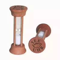 Redecker Tee Uhr, 3 Min , Natur Ha