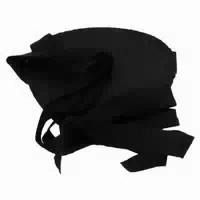Augenklappe mit Bindeband Schwarz 1 st