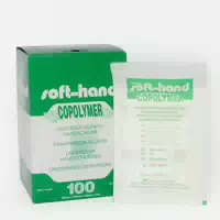 Softhand Copolym Unt Handsch Ster Puderf 100 st