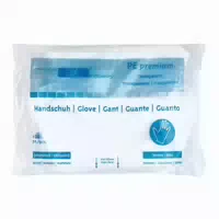Handschuhe Einmal Herren Polyäthylen 100 St
