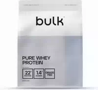 Bulk Pure Whey Protein Pulver, Eiweißpulver, Erdbeere 1 kg