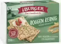 Burger Knäckebrot mit Dinkel