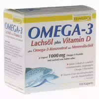 Omega 3 Lachsöl Plus Vit D Plus Omega 3 100 St